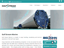 Tablet Screenshot of gulfstreammarine.com